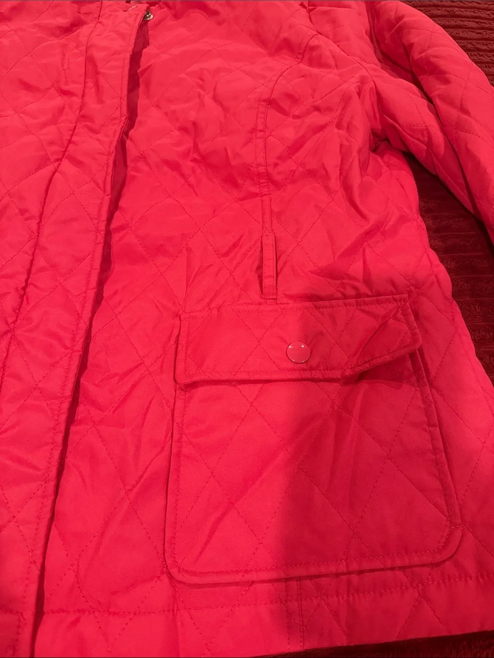 Bass Quilted Women's Jacket in Vibrant Pink